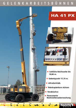 Zglobna podizna platforma na kotačima Haulotte HA 41 PX