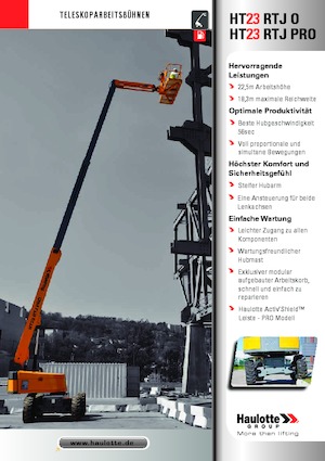 Teleskopska podizna platforma na gusjenicama Haulotte HT23 RTJ PRO
