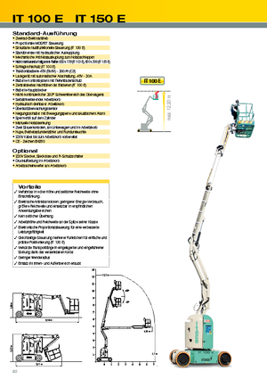 Teleskopska podizna platforma na gusjenicama Imer IT 100 E
