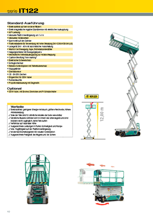 Dizalice na škare na kotačima Iteco IT 12122
