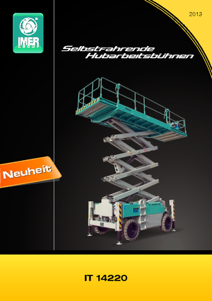 Dizalice na škare na kotačima Iteco IT 14220 D