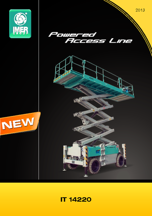 Dizalice na škare na kotačima Iteco IT 14220 D