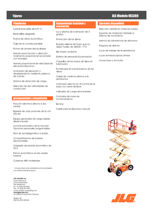 Dizalice na škare na kotačima JLG M3369LE