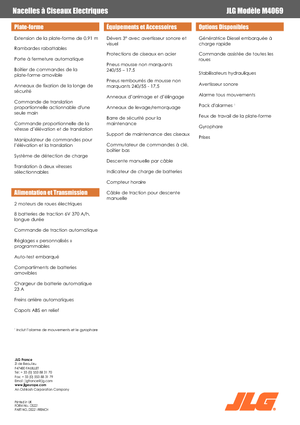 Dizalice na škare na kotačima JLG M4069LE