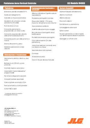 Dizalice na škare na kotačima JLG M4069LE