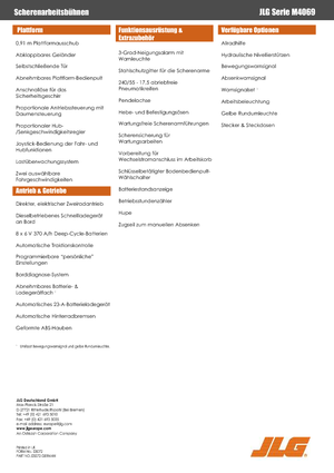 Dizalice na škare na kotačima JLG M4069LE