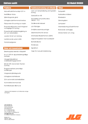 Dizalice na škare na kotačima JLG M4069LE