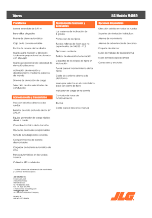 Dizalice na škare na kotačima JLG M4069LE