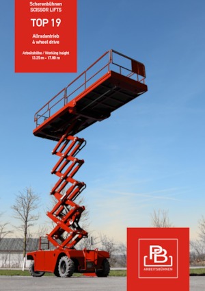 Dizalice na škare na kotačima PB PB S151-19E