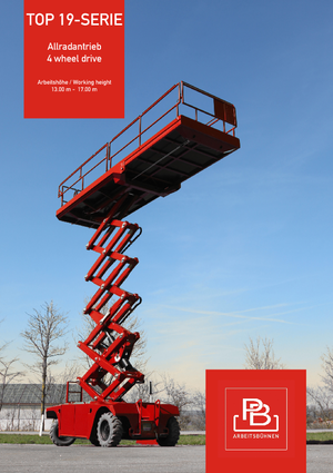 Dizalice na škare na kotačima PB PB S175-19E 4x4