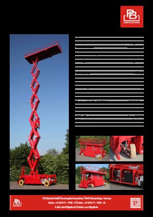 Dizalice na škare na kotačima PB PB S240-24D 4x4