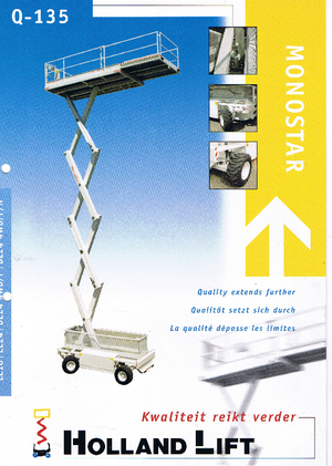 Dizalice na škare na kotačima Holland-Lift Q 135 DL 24 4WD P/N