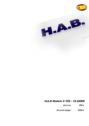 Dizalice na škare na kotačima HAB S 105-16 E 2WD