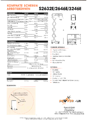 Dizalice na škare na kotačima Snorkel S 2646