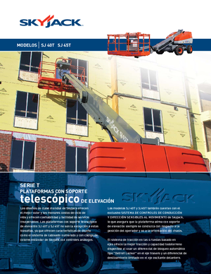 Teleskopska podizna platforma na gusjenicama Skyjack SJ 45 T