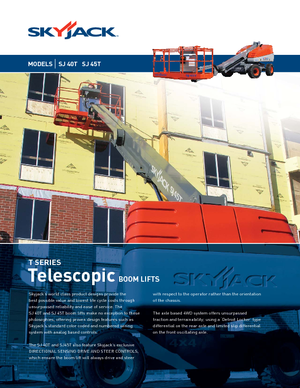 Teleskopska podizna platforma na gusjenicama Skyjack SJ 45 T