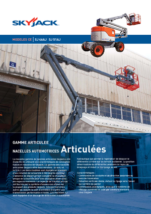 Zglobna podizna platforma na kotačima Skyjack SJ 51 AJ