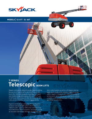 Teleskopska podizna platforma na gusjenicama Skyjack SJ 66 T