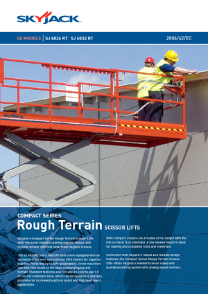 Dizalice na škare na kotačima Skyjack SJ 6832 RT