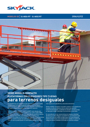 Dizalice na škare na kotačima Skyjack SJ 6832 RT