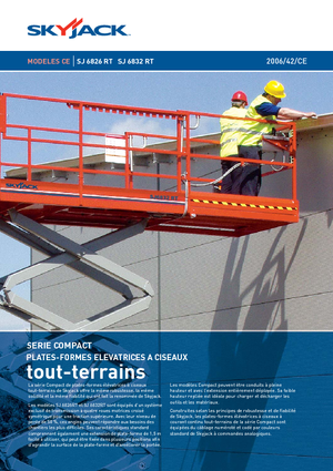 Dizalice na škare na kotačima Skyjack SJ 6832 RT