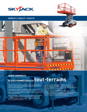 Dizalice na škare na kotačima Skyjack SJ 6832 RT