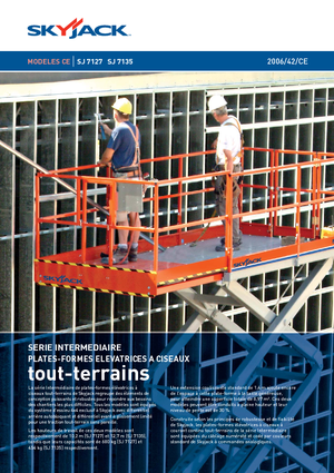 Dizalice na škare na kotačima Skyjack SJ 7127