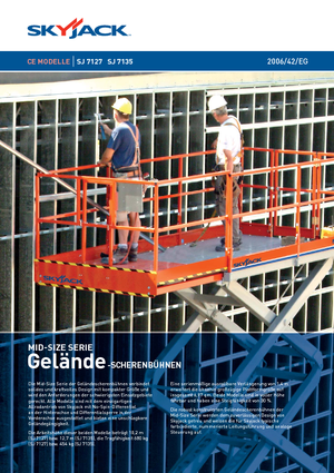 Dizalice na škare na kotačima Skyjack SJ 7127