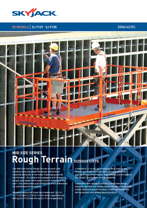 Dizalice na škare na kotačima Skyjack SJ 7127