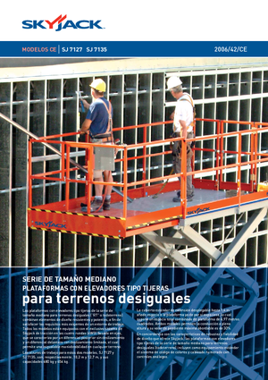 Dizalice na škare na kotačima Skyjack SJ 7127