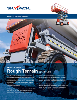 Dizalice na škare na kotačima Skyjack SJ 7127