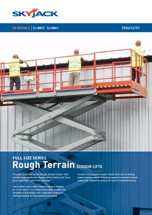 Dizalice na škare na kotačima Skyjack SJ 8841