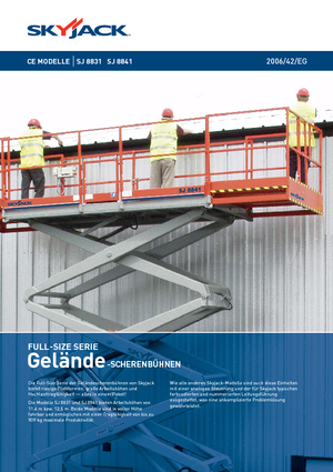 Dizalice na škare na kotačima Skyjack SJ 8841