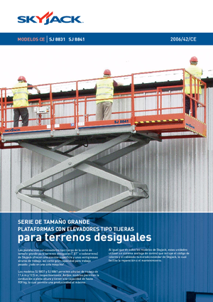 Dizalice na škare na kotačima Skyjack SJ 8841