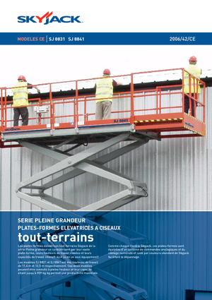 Dizalice na škare na kotačima Skyjack SJ 8841