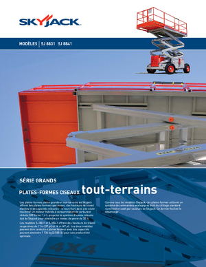 Dizalice na škare na kotačima Skyjack SJ 8841