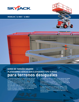 Dizalice na škare na kotačima Skyjack SJ 8841