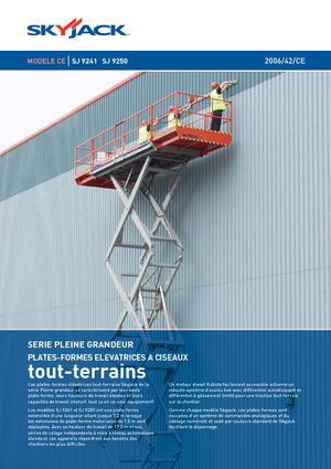 Dizalice na škare na kotačima Skyjack SJ 9250