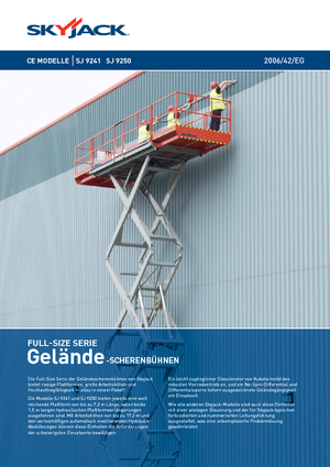 Dizalice na škare na kotačima Skyjack SJ 9250