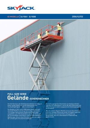 Dizalice na škare na kotačima Skyjack SJ 9250