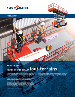 Dizalice na škare na kotačima Skyjack SJ 9250