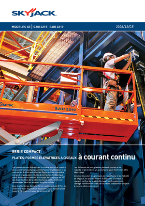 Dizalice na škare na kotačima Skyjack SJ III 3219