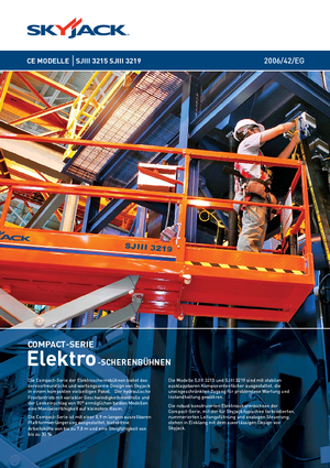 Dizalice na škare na kotačima Skyjack SJ III 3215