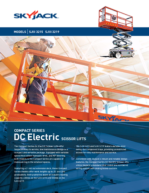 Dizalice na škare na kotačima Skyjack SJ III 3219