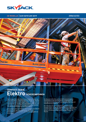 Dizalice na škare na kotačima Skyjack SJ III 3219