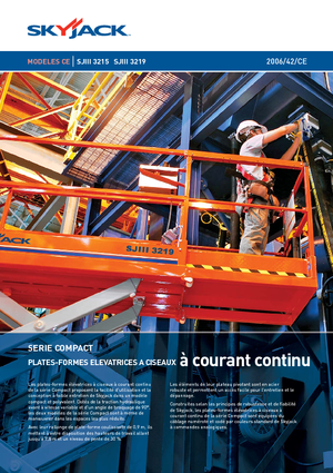 Dizalice na škare na kotačima Skyjack SJ III 3219