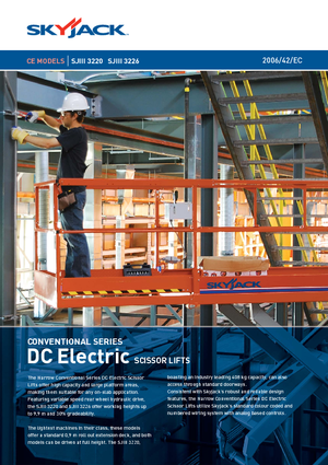 Dizalice na škare na kotačima Skyjack SJ III 3226 M