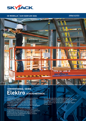 Dizalice na škare na kotačima Skyjack SJ III 3226 M