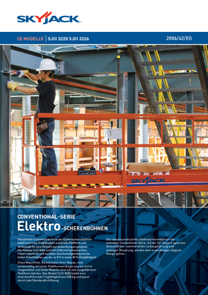 Dizalice na škare na kotačima Skyjack SJ III 3226 M