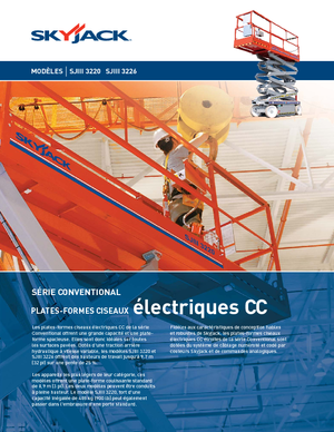 Dizalice na škare na kotačima Skyjack SJ III 3220